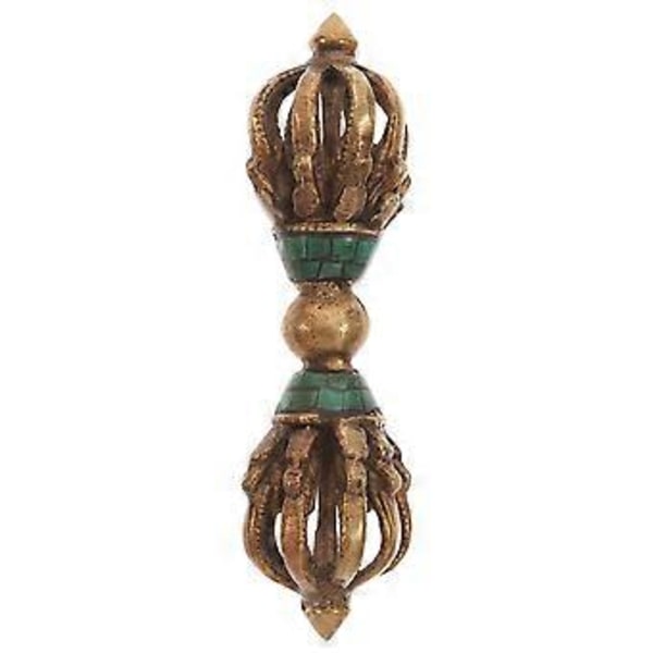 1 stk. Kobber Religion Vajra Mortelstøder Håndlavet Vajra Mortelstøder Ornament Kobberhåndværk