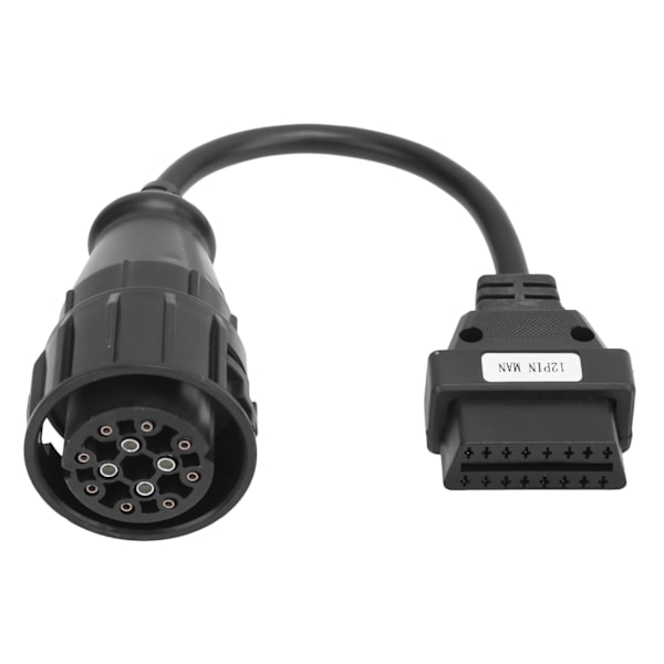 OBD2-adapter 12-stifts MAN till 16-stifts lastbilsdiagnostisk förlängningskabel Ersättning för DELPHI