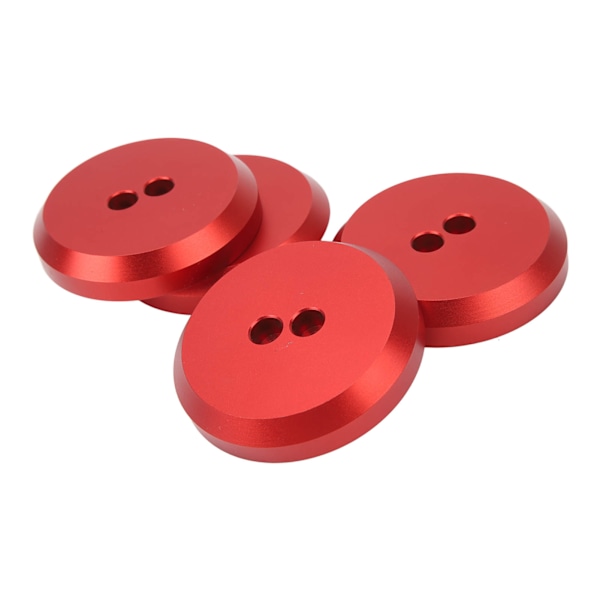 4 stk. Jack Pad Adapter Aluminium Gulv Jack Pad Udskiftning til Chevy Corvette C5 C6 C7 C8 Rød