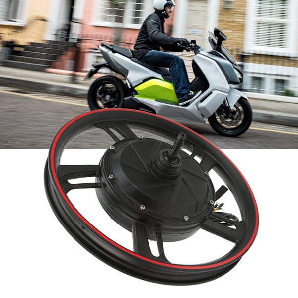 16 tommer Elektrisk Navmotor 48‑72V 500W‑3500W Fed Dæk Cykling Skivebremse Motor til Elektriske Cykler Scootere Go Karts