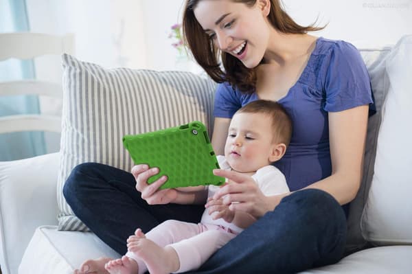 2019 Ny Fire 7 Tablet Fodral, (Kompatibel med 5:e generationen, 2015 års modell/7:e generationen, 2017 års modell/9:e generationen, 2019 års modell), Lättvikt B-green