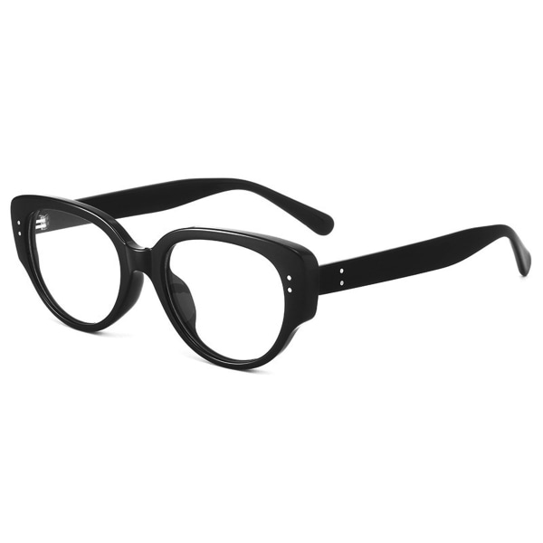 Europæisk og amerikansk mode retro cat-eye briller med stort stel, m