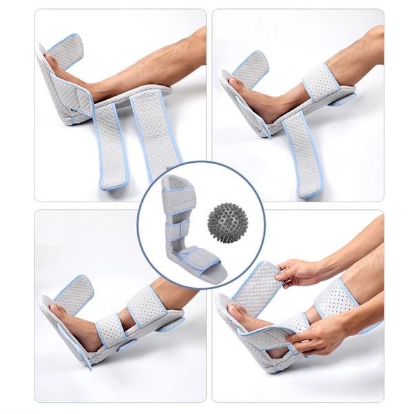 Foot Brace Ankle Correction Foot Splint Plantar Ankle  Correction Night Fixed Foot Drop SupportL