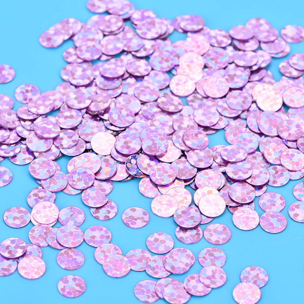 50G DIY PVC:n pyöreät helmihelmet ilman reikiä, lavan ja häävaatteiden tarvikkeet (laser pinkki violetti 2mm)