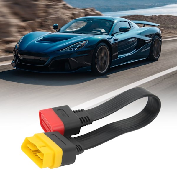 OBD2 OBDII Förlängningskabel 16-polig Han till Hona Diagnostikkontaktkabeladapter