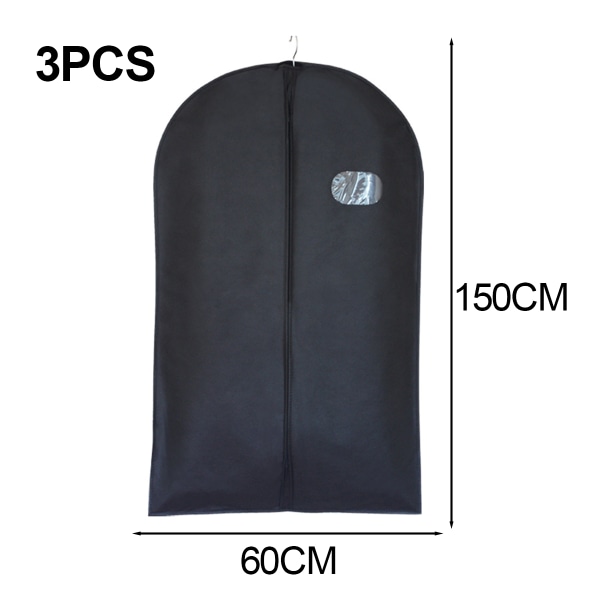 3-piece clothing bag set 150x60cm suit bag, clothing bag,