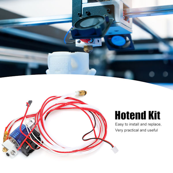 3D-skrivardel Hotend-kit Extruder Fjärrterminaluppsättning 1,75 mm/0,07 tum 0,4 mm/0,02 tum för V6