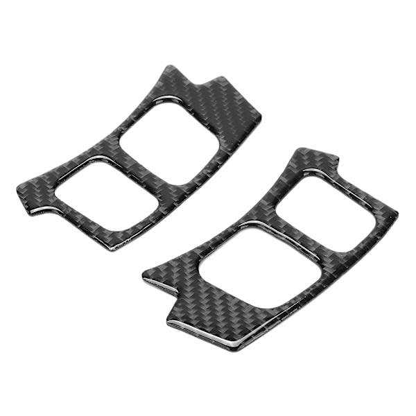 2 stk. Kulfiber Rattet Knapperamme Dekoration Dækslet Trim Passer til Lexus NX 200 200t 300h 14-19