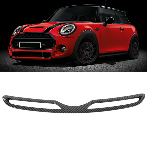 Kulfiber-stil Instrumentbræt Luftventil Dæksler Trim til Cooper Hatchback F55 F56 F57 2014‑2021