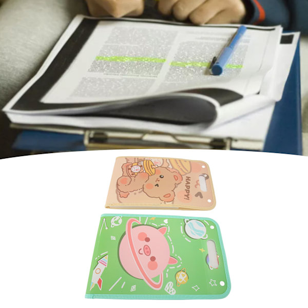 2 st Expanderande Dokumentmapp Multifunktionell A4 Papper Stor Kapacitet Tecknad 13 Fack Dragspelsmapp för Skola Kontor Khakifärgad Björn, Universumsgris