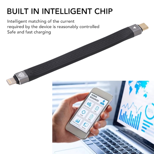 Type-C uros-liitäntään FPC-kaapeli Nopea lataus 20W USB-C FPC-kaapeli lataukseen ja tiedonsiirtoon 5,1 tuumaa
