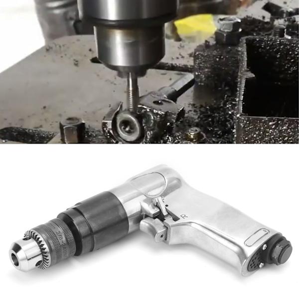 Luftborr 3/8 tum 2000rpm Variabel Hastighet Framåt Bakåt Justerbar Stark Lager Handhållen Pneumatisk Borr