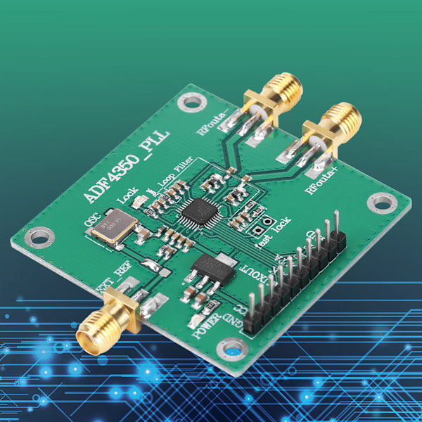 137M‑4.4GHz RF Signal Source Faselåst Sløjfe Frekvenssyntese ADF4350 Udviklingskort