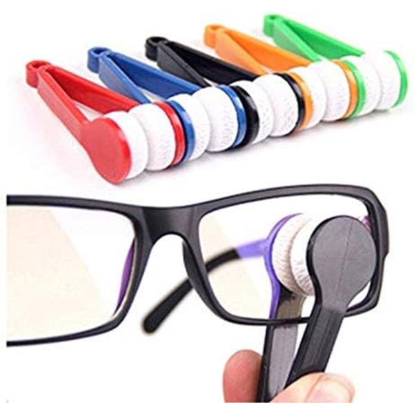 5 Stk Mini Solbriller Brille Briller Cleaner Myk Børste