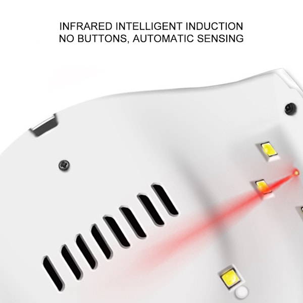 36W Neglelakstørre Lampe Dobbelt Lyskilde LED UV Gel Neglelakstørre Hærdende Lampe