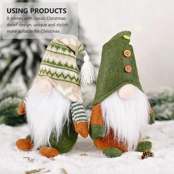 Juledukke strikket af non-woven stof