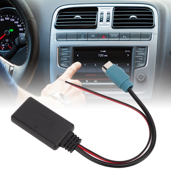 Bil Bluetooth 5.0 AUX Lydkabel Adapter for ALPINE KCE 237B CDE101E 102E 105E 117E