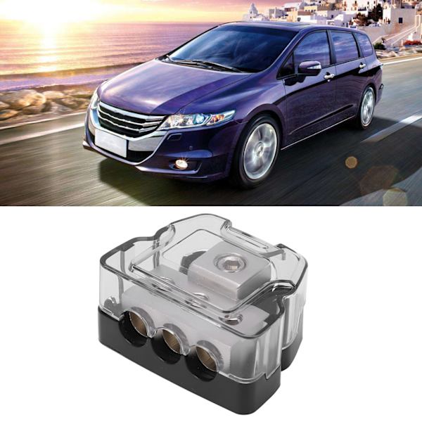 3-tie Power Distribution Block Maadoitusjakaja Audiojakaja 0 AWG Sisään 4 AWG Ulos Universaali Autoon