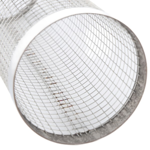 Grillkurv i sylinderform, netting av rustfritt stål 304, rullende BBQ-grillverktøy L (11,7 x 3,6 tommer)