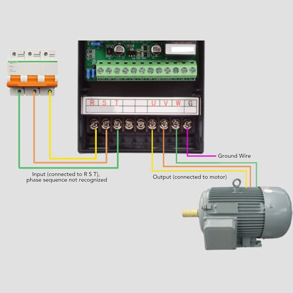 Vektorfrekvensomformare 3-fas 5,5 kW Universal Vector VFD 340‑440V Ingång 0‑44V Utgång