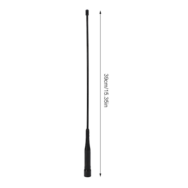 UV Dobbeltfrekvens Antenne 144 MHz 430MHz 50W Høj Gain Walkie Talkie Bilradio Antenne 39cm Længde M Type Interface