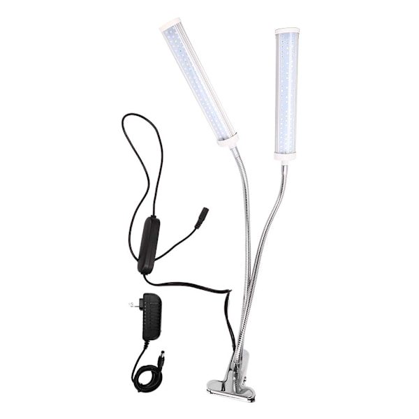 LED Full Spectrum Växtbelysning med Klämma Flexibel Ljusstång US 100-240V
