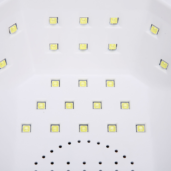 60W Profesjonell LED UV Gel Neglelakk Tørkerlampe Hjemmebruk Bærbar Negleherdende Maskin (EU-kontakt 110-240V)