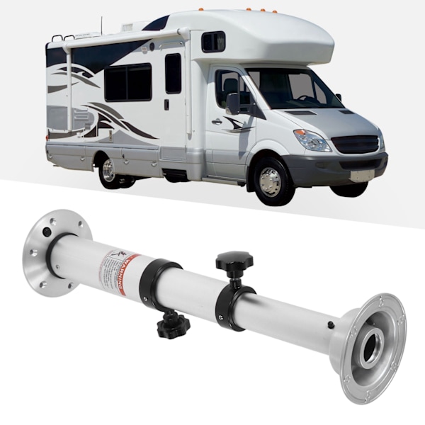 Avtagbart Bordben 430‑745mm Höjdjusterbart 3 Sektioner Aluminiumlegering för Husbil Husvagn Motorhome