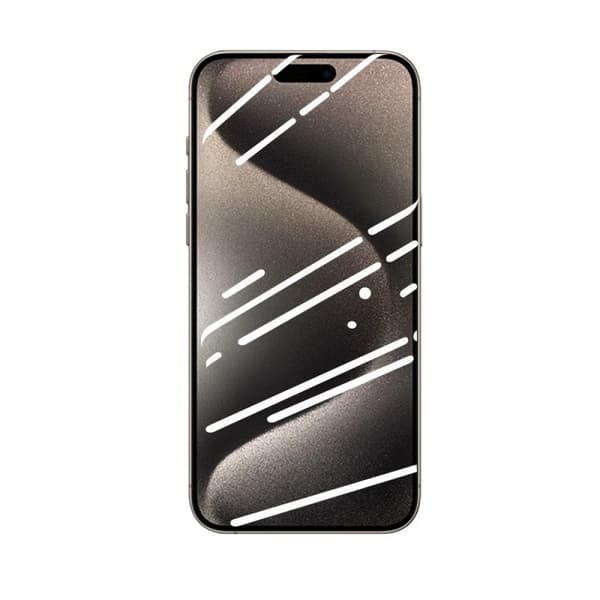 3-pack härdat glas iPhone 15 transparent skyddsfilm