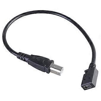 USB Printerkabel Mini USB Hun til USB B Han Adapter til Computer Scanner Elektriske Keyboards Digital Piano Ledning 29CM
