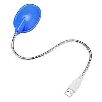 Fleksibel 13 LED'er USB Natlampe Læselampe til Computer Laptop Notebook PC (Pink)