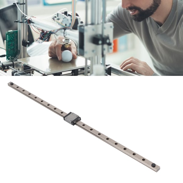 Lineær Skinneguide Høj Præcision Stabil Robust Holdbar Lille Letvægts Lineær Glidebane til CNC DIY Projekt 500mm