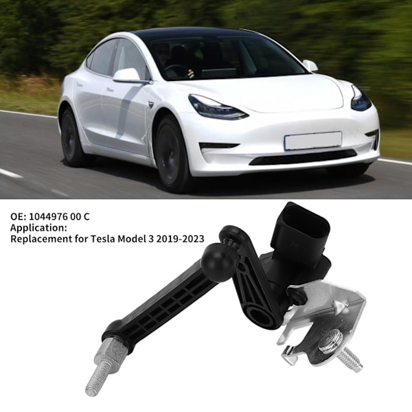 Karosserihöjdsensor 1044976 00 C Bakre Höger Nivåsensor Ersättning för Tesla Model 3 2019 till 2023