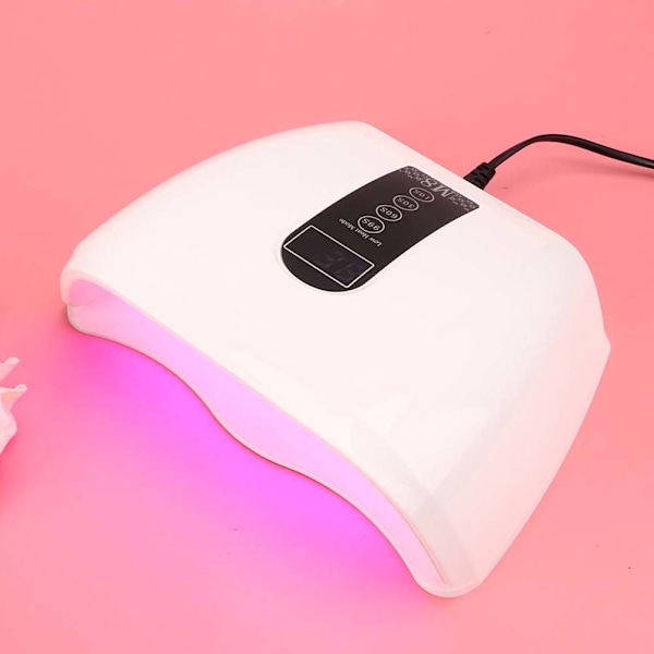 96W Smertefri Neglekunst LED Lampe Tørrer Gel Polish Hærdende UV/LED Lys Manicure Værktøj AU Stik 110-240V
