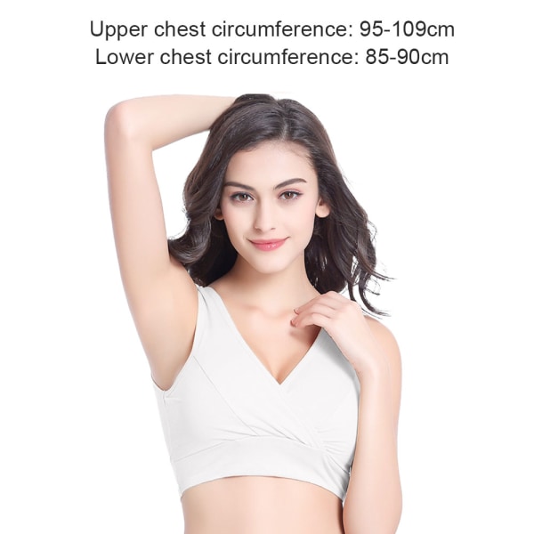 Maternity Underwear Vest-style No underwire cross lactation Bra