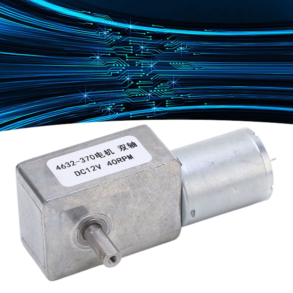 40RPM DC-vaihdemoottori, korkea kuormankestokyky, nopeudenvaihde, vaihto DC12V