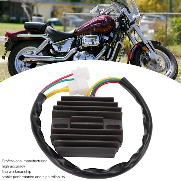 12V 5-trådet spændingsregulator jævnretter Motorcykel Tilbehør Udskiftning til Suzuki VZ800 MARAUDER 1997‑2004
