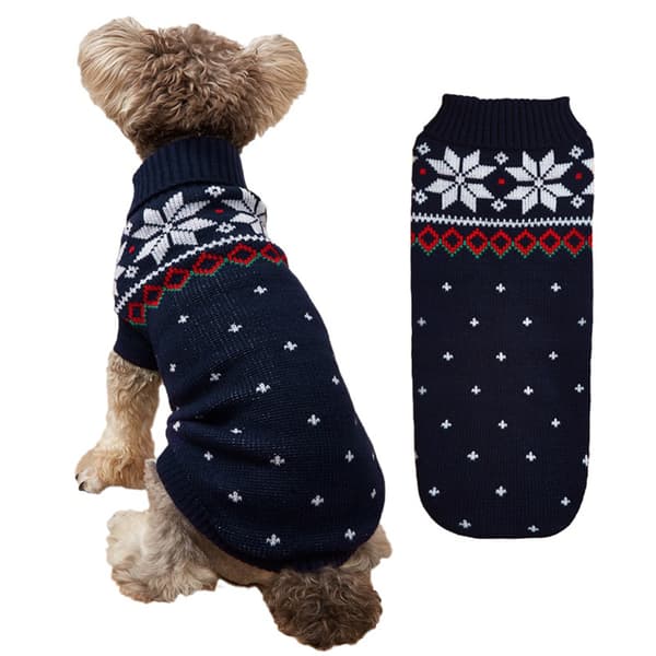 Hund Jultröja Höst och vinter varma husdjurskläder s