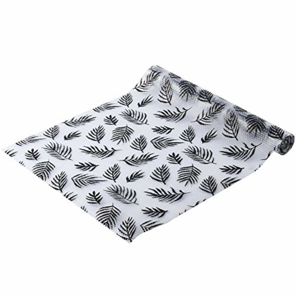 Lådmatta utan klister för byrå, Elegant design hyllpapper för köksskåp, Halkfri badrumsmatta (30x120CM)