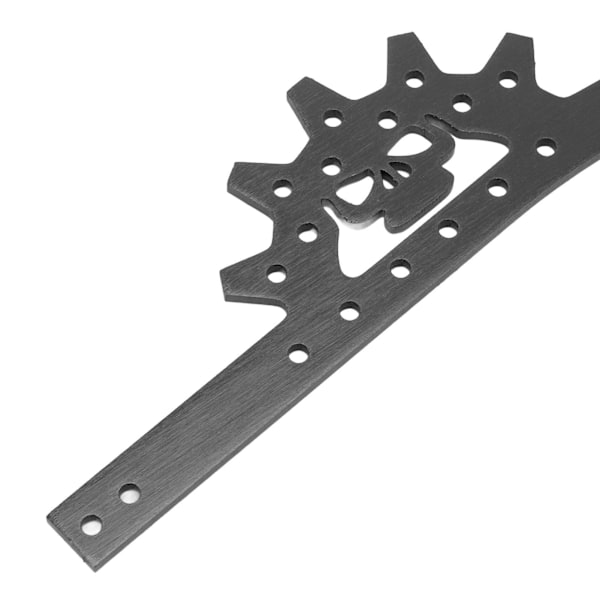 Ett par RC Chassiramper Aluminiumlegering Justerbart Hjulbas RC Chassirampor för Axial SCX10 II 1/10 RC Bil Svart