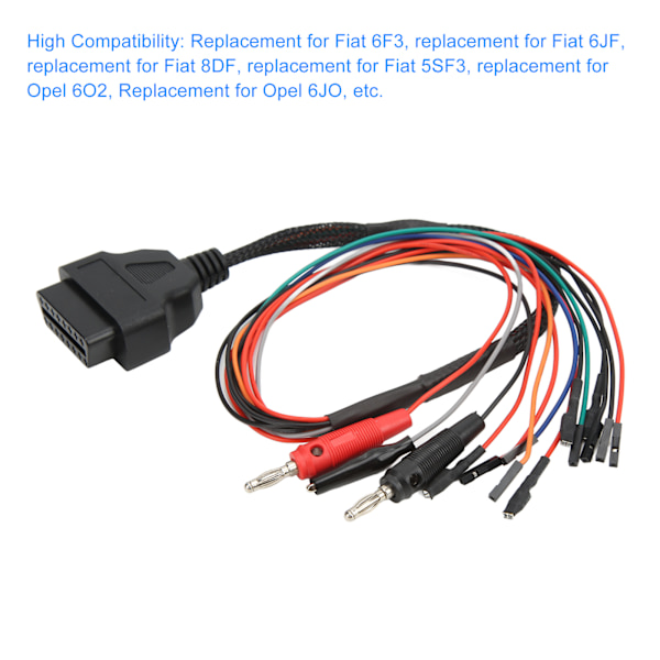 MPPS V21 ECU:n OBD2-liitäntäkaapeli Tricore-ohjaimelle, M3.8 ja M5.9 korvaava Fiat 6F3 6JF 8DF 8F2 8F3 8GM:lle