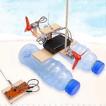 DIY Kauko-ohjattava Vene STEM Lelu S Suosioon