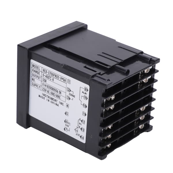 BERM Temperaturregulator Noggrannhet Digital Termostatbrytare REX‑C700FK02‑VxDA 220V