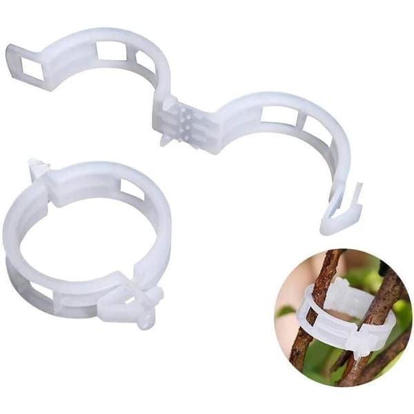Plantestøtte Haveclips til lige vækst, Quick Release Design for nem håndtering