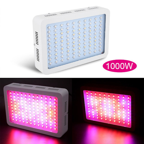 AC220-240V Täyden spektrin 100 LED-kasvivalo Hydroponics Vegs Kukinta Paneelilamppu