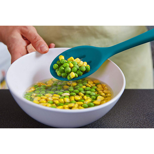 Silikonhålslevar för Matlagning Bakning Rörning, Nonstick Blandningsspatel med Ergonomisk Design, Perfekt för Bred Användning, Värmebeständig upp till