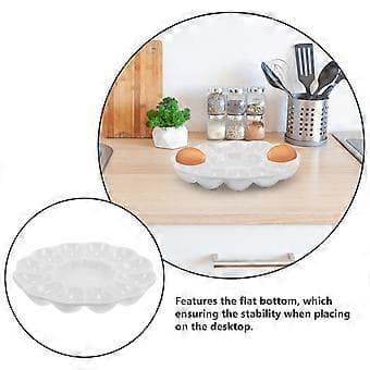 Eggfat Keramisk Fylte Eggfat Cateringfat Egg Serveringsfat