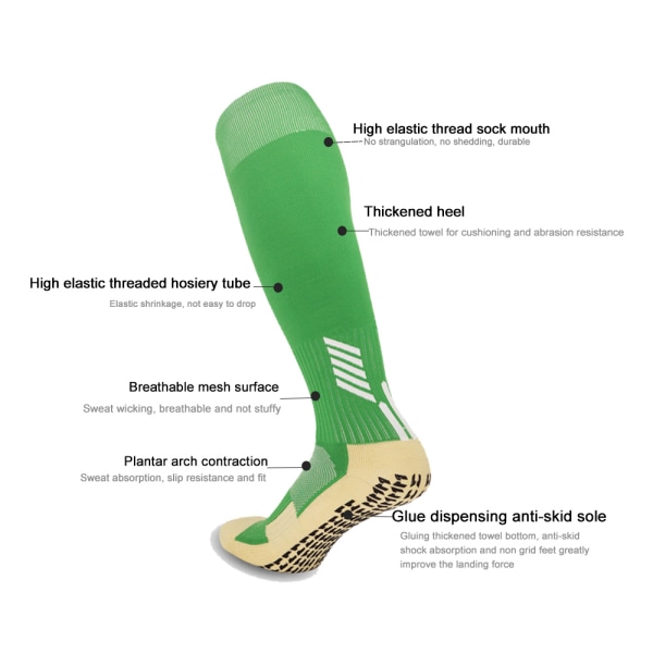 Atletisk sokk sklisikker sportssokk for barn Langt kompresjonskne