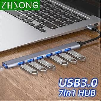 USB HUB Typ C HUB USB 3.0 Extender Multi Interface Splitter Hub One Drag Seven Dock