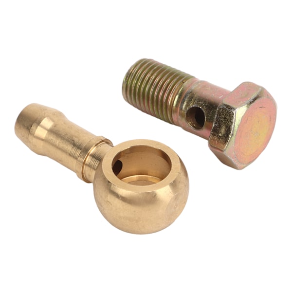 M12 X 1.5mm Banjo Bolt-sats med 2 brickor Aluminiumlegering Banjo Bromsbeslag Adapter för Bil